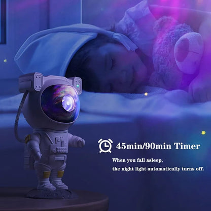 Proyector Lámpara Luz LED Galaxia Astronauta USB 🌌🚀