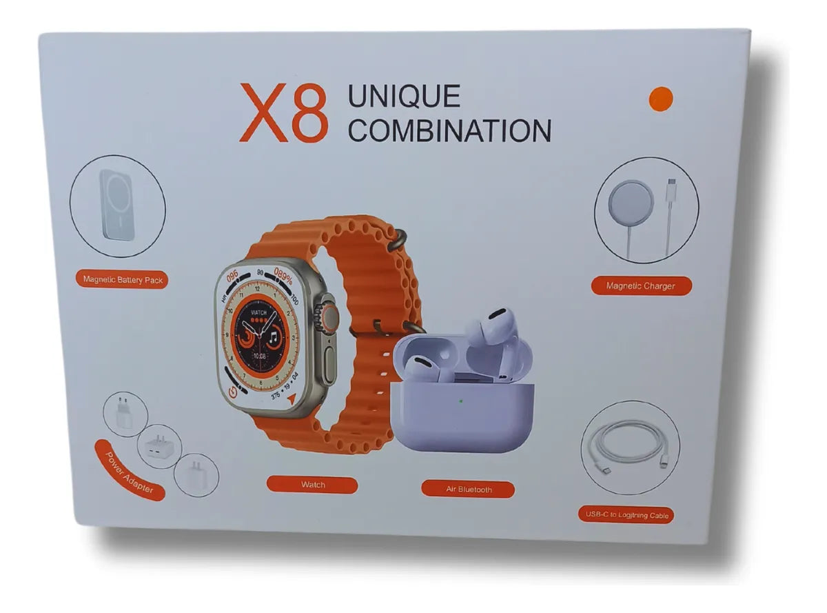 Reloj X8 En Combo 5 En 1 ⚡